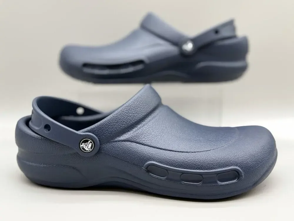 Crocs Bistro Work Clogs Navy Slip Resistant 10075-410 Men’s 10 Women’s 12